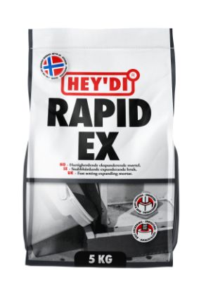 Vis detaljer for HEYDI RAPID EX 5KG MØRTEL 10499135