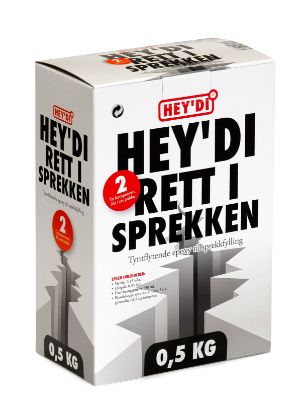 Vis detaljer for HEYDI RETT I SPREKKEN 0,5KG EPOXY 21792908