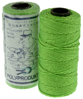 Vis detaljer for MURERSNOR HVIT POLYESTER 125M 25898610