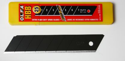 Vis detaljer for KNIVBLAD 25MM HBB-5B SORT A5 41149592