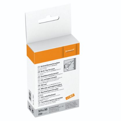 Vis detaljer for FIBERGIPSSKRUE 3,9X30 250 STK 43862912