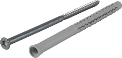 Vis detaljer for FASADEPLUGG M/SKRUE SH 8X120 FZB-50 46006796