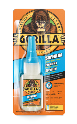 Vis detaljer for SUPERLIM GORILLA SUPERGLUE 15GR 53087678