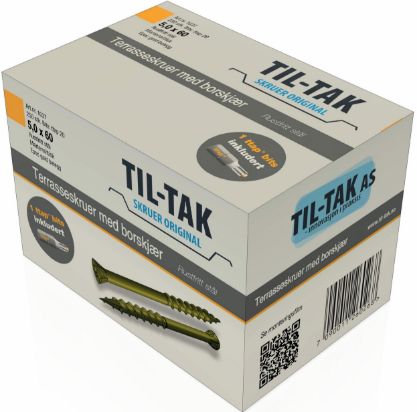Vis detaljer for TIL-TAK TERRASSESKRUE RUSTF 250 STK 54074652