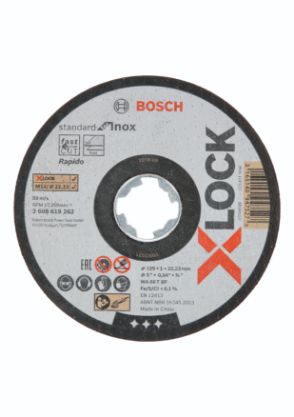 Vis detaljer for KAPPESKIVE X-LOCK STDI 125X1,0MM A1 55236856
