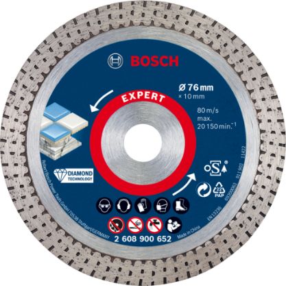 Vis detaljer for DIAMANTSKIVE HARDCERAMIC 76MM 57797093