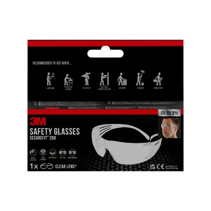 Vis detaljer for VERNEBRILLE SECUREFIT 200CC1 KLAR 60045360
