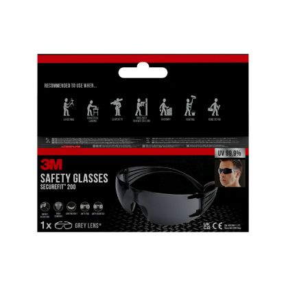 Vis detaljer for VERNEBRILLE SECUREFIT 200, MØRK 60045362