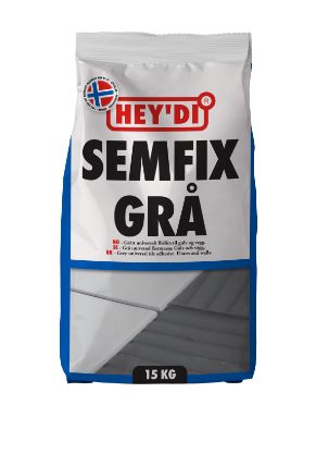 Vis detaljer for HEYDI SEMFIX GRÅ 15KG FLISLIM 60050589
