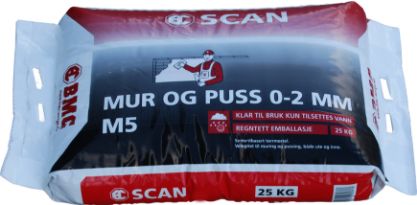 Vis detaljer for SCAN MUR OG PUSS M5 25KG 41050527